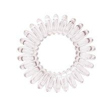 Load image into Gallery viewer, Light Grey SpiraBobble | Spiral Hair Bobbles & Hair Ties
