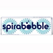 Load image into Gallery viewer, Absolutely Aqua Blue SpiraBobble  | Spiral Hair Bobbles &amp; Hair Ties
