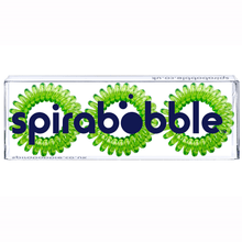 Load image into Gallery viewer, Lime Time SpiraBobble | Spiral Hair Bobbles & Hair Ties
