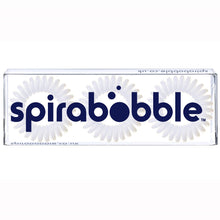 Load image into Gallery viewer, Ice White SpiraBobble | Spiral Hair Bobbles &amp; Hair Ties
