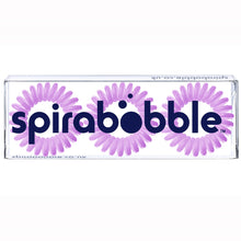 Load image into Gallery viewer, Violet Cream SpiraBobble | Spiral Hair Bobbles &amp; Hair Ties

