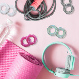 Candy Pink SpiraBobble showing a part of equipment needed for the gym or yoga