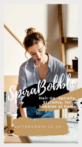 Light Grey SpiraBobble | Spiral Hair Bobbles & Hair Ties