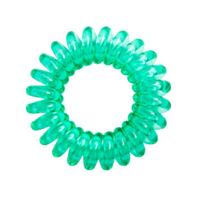 Load image into Gallery viewer, Clearly Green SpiraBobbles | Hair Bobbles | Pack of 3 - SpiraBobble
