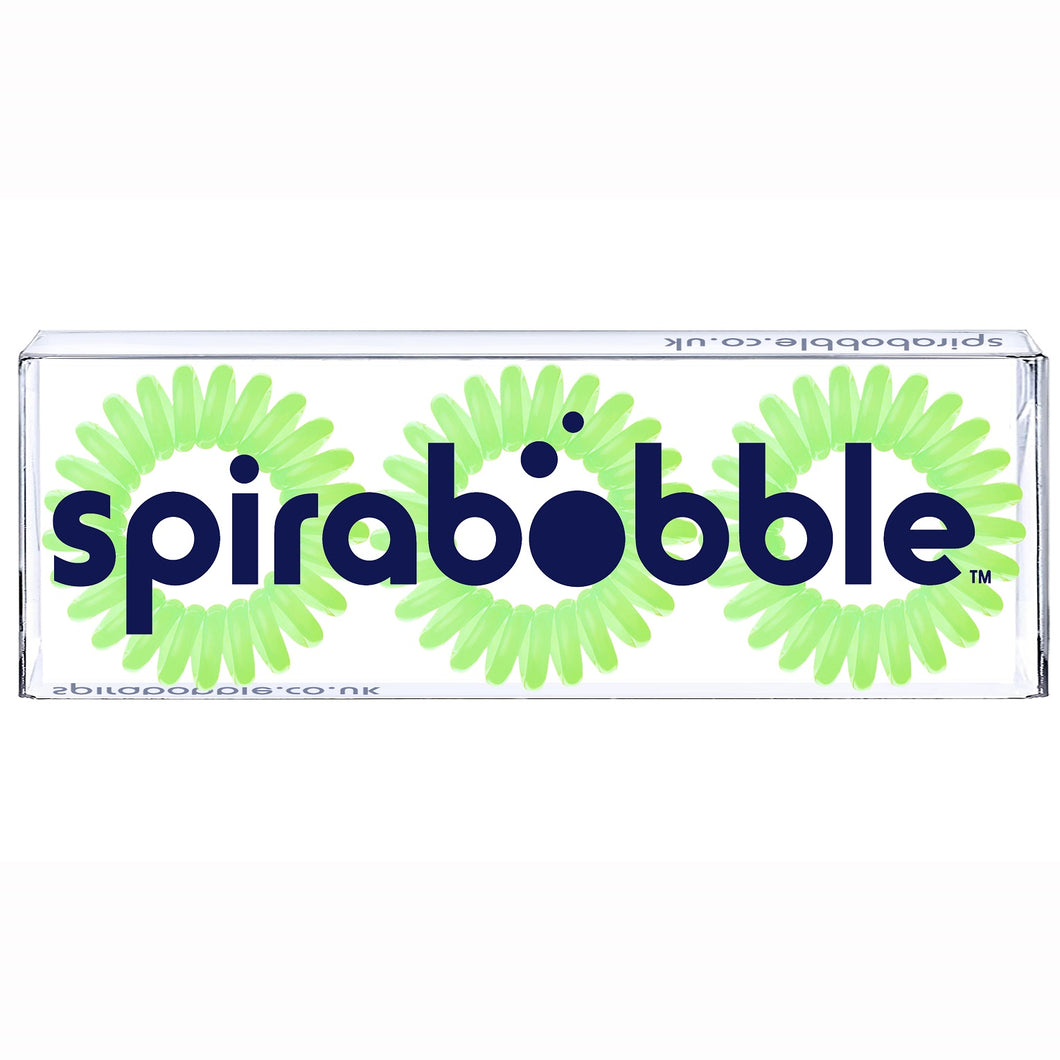 Apple Pie Green SpiraBobble | Spiral Hair Bobbles & Hair Ties