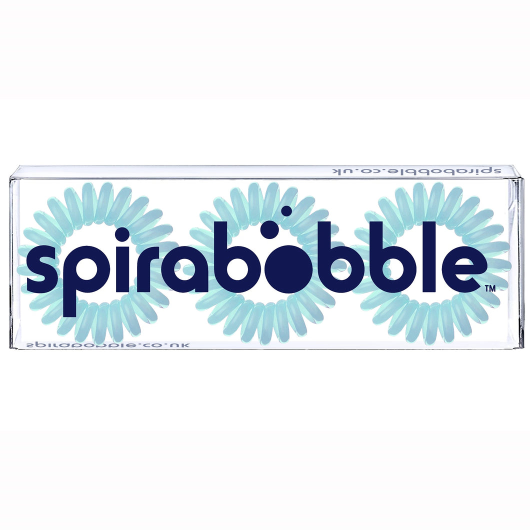 Absolutely Aqua Blue SpiraBobble  | Spiral Hair Bobbles & Hair Ties