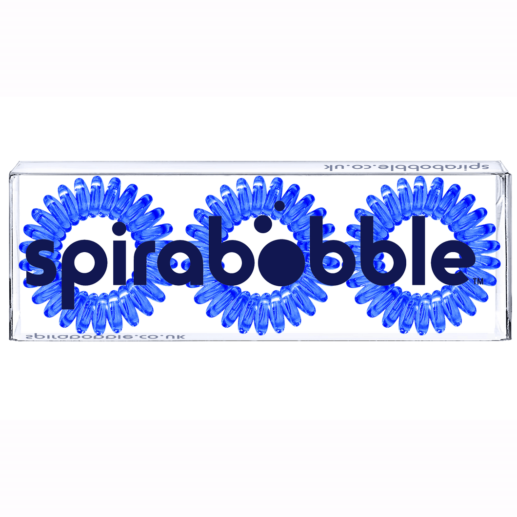 Clearest Blue SpiraBobble | Spiral Hair Bobbles & Hair Ties