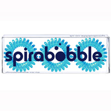 Load image into Gallery viewer, Mediterranean Blue SpiraBobble | Spiral Hair Bobbles &amp; Hair Ties
