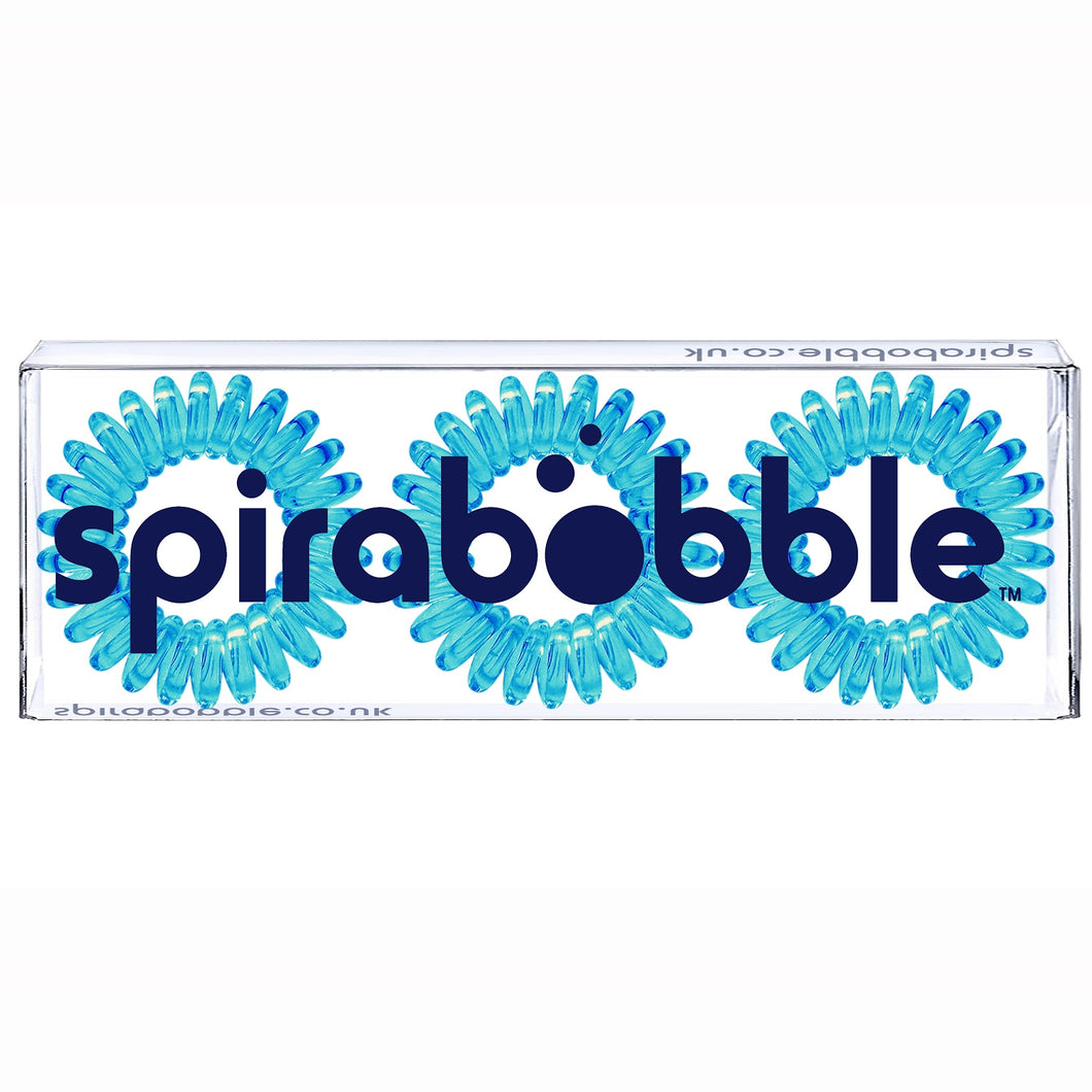 Mediterranean Blue SpiraBobble | Spiral Hair Bobbles & Hair Ties