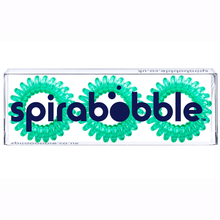 Load image into Gallery viewer, Pine Green SpiraBobble Hair Rings | Spiral Hair Bobbles &amp; Hair Ties
