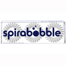 Load image into Gallery viewer, Pale Grey SpiraBobble | Spiral Hair Bobbles &amp; Hair Ties
