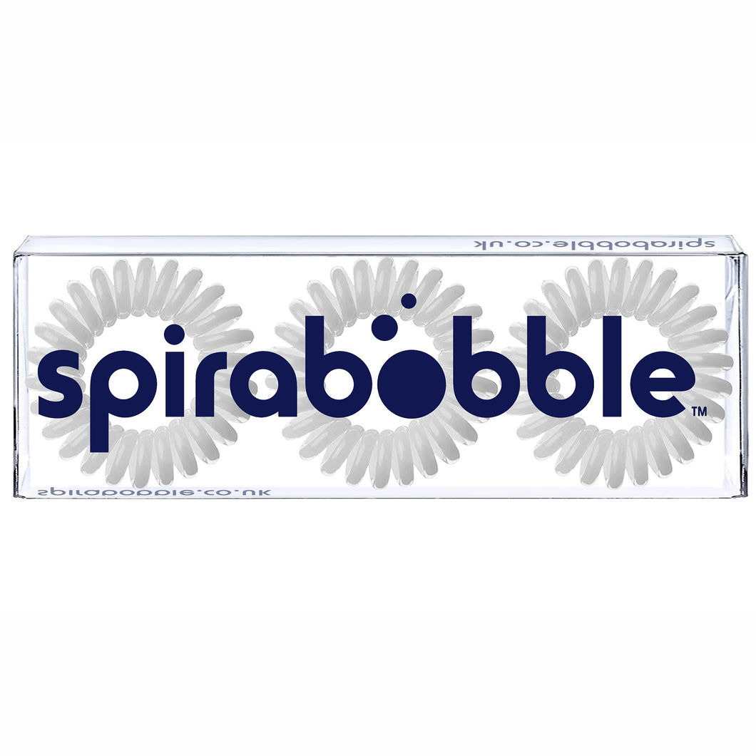 Pale Grey SpiraBobble | Spiral Hair Bobbles & Hair Ties