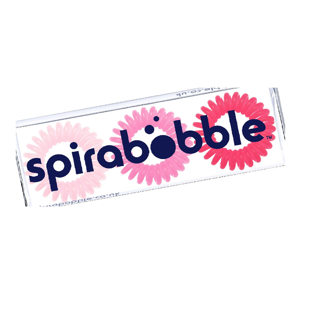 Pretty in Pink Colour SpiraBobbles | Spiral Hair Rings & Hair Ties