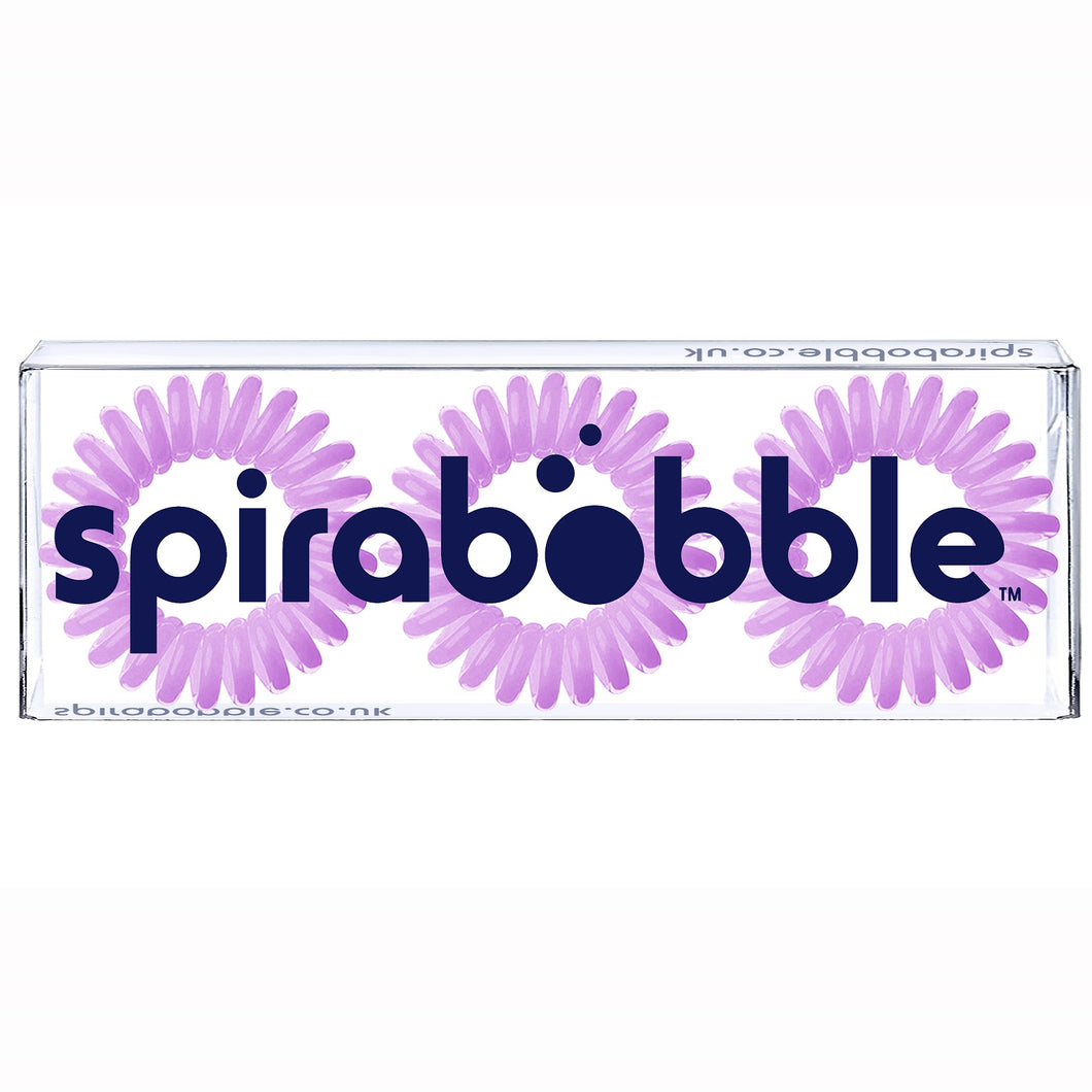 Violet Cream SpiraBobble | Spiral Hair Bobbles & Hair Ties