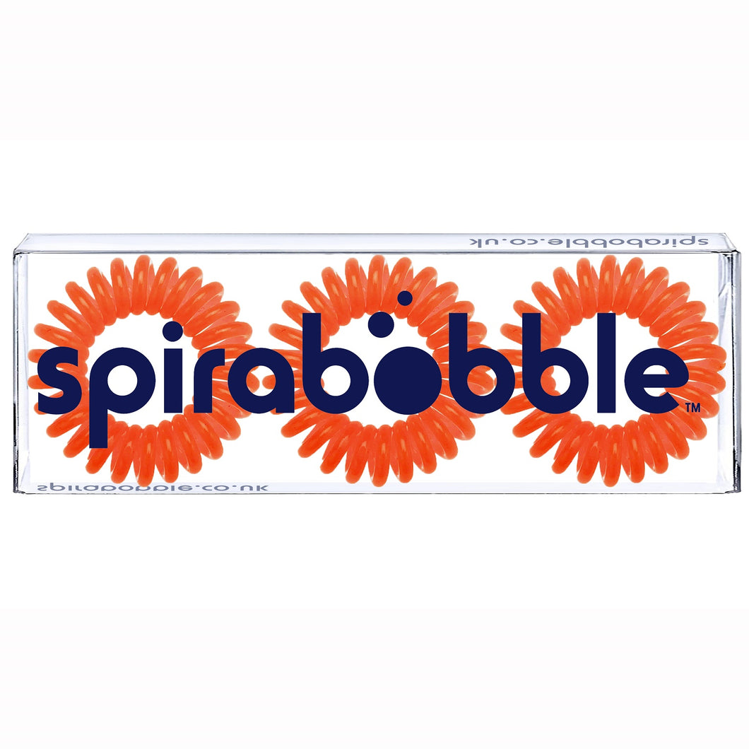 Bright Orange SpiraBobble | Spiral Hair Bobbles & Hair Ties