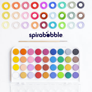 Clearest Blue SpiraBobble | Spiral Hair Bobbles & Hair Ties
