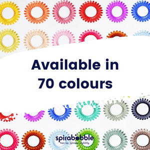 Clearly Green SpiraBobbles | Spiral Hair Bobbles & Hair Ties